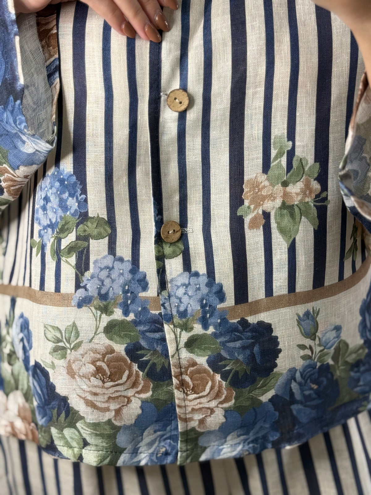 Stripes & Flowers OS Linen Set (NO RETURNS OR EXCHANGE)