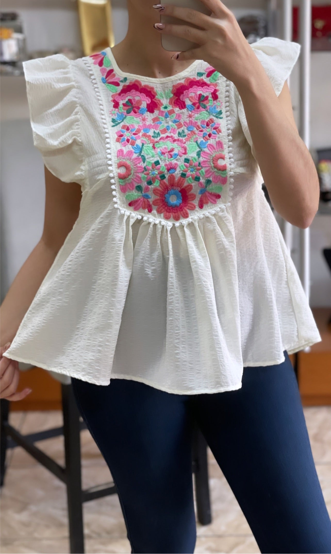 Embroidered Top